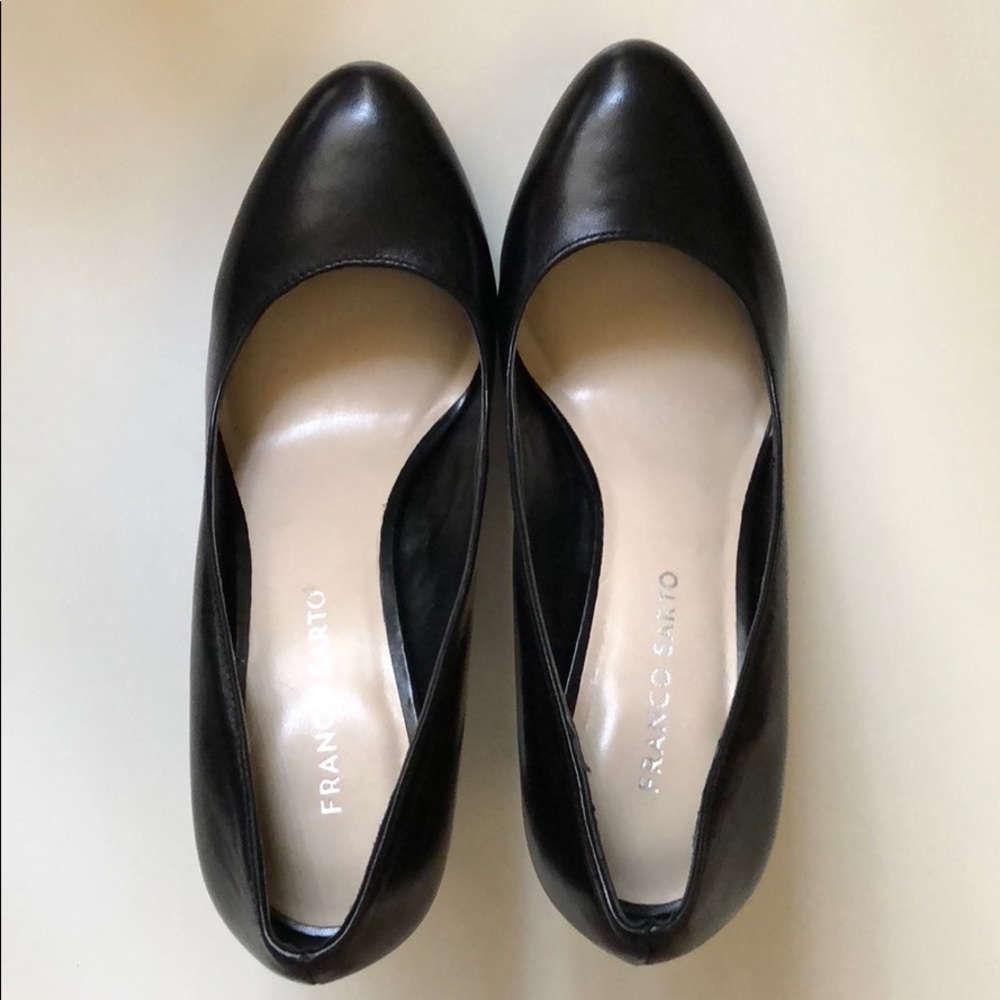 NWT Franco Sarto black heeled pumps SZ 7.5